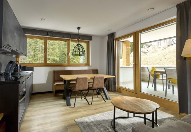 Appartement in Gargellen - Tweekamerappartement met één slaapkamer met Sauna 
