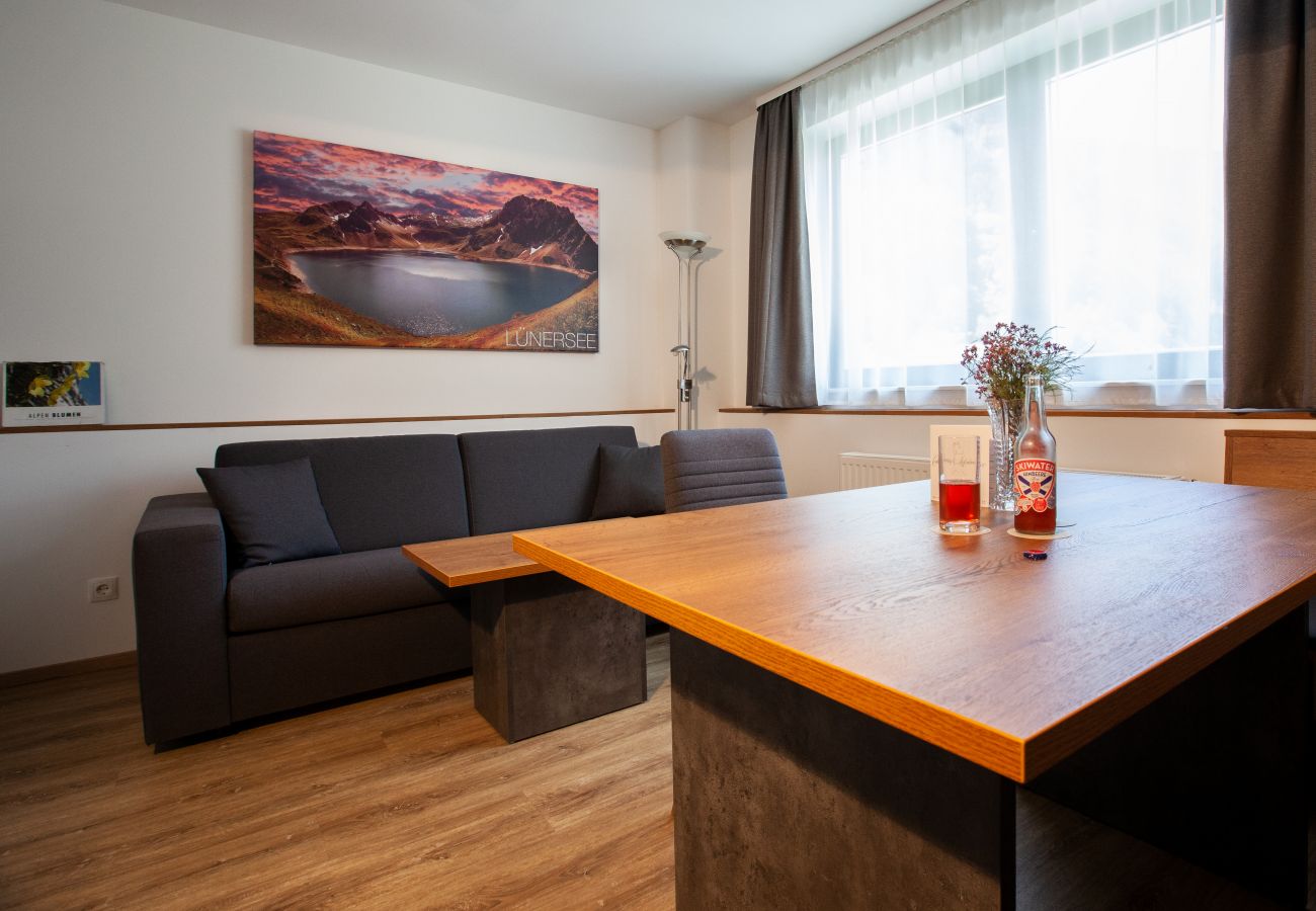 Living room Cirrus Apartment im Chalet-Resort