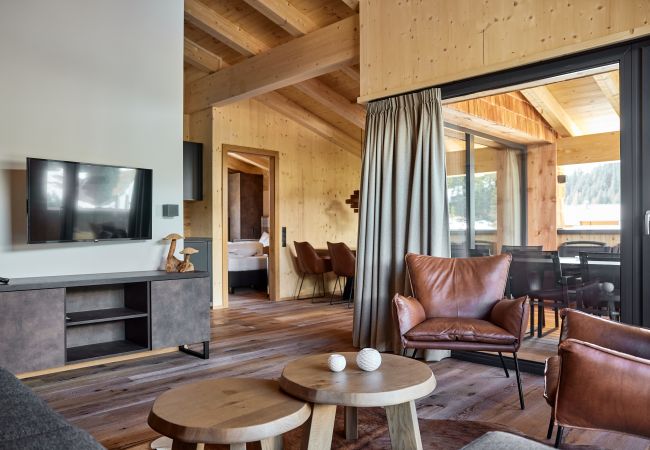 Ferienwohnung in Gargellen - Alm-Lodge Montafon 8 | Ski-in-out mit Sauna | 5808